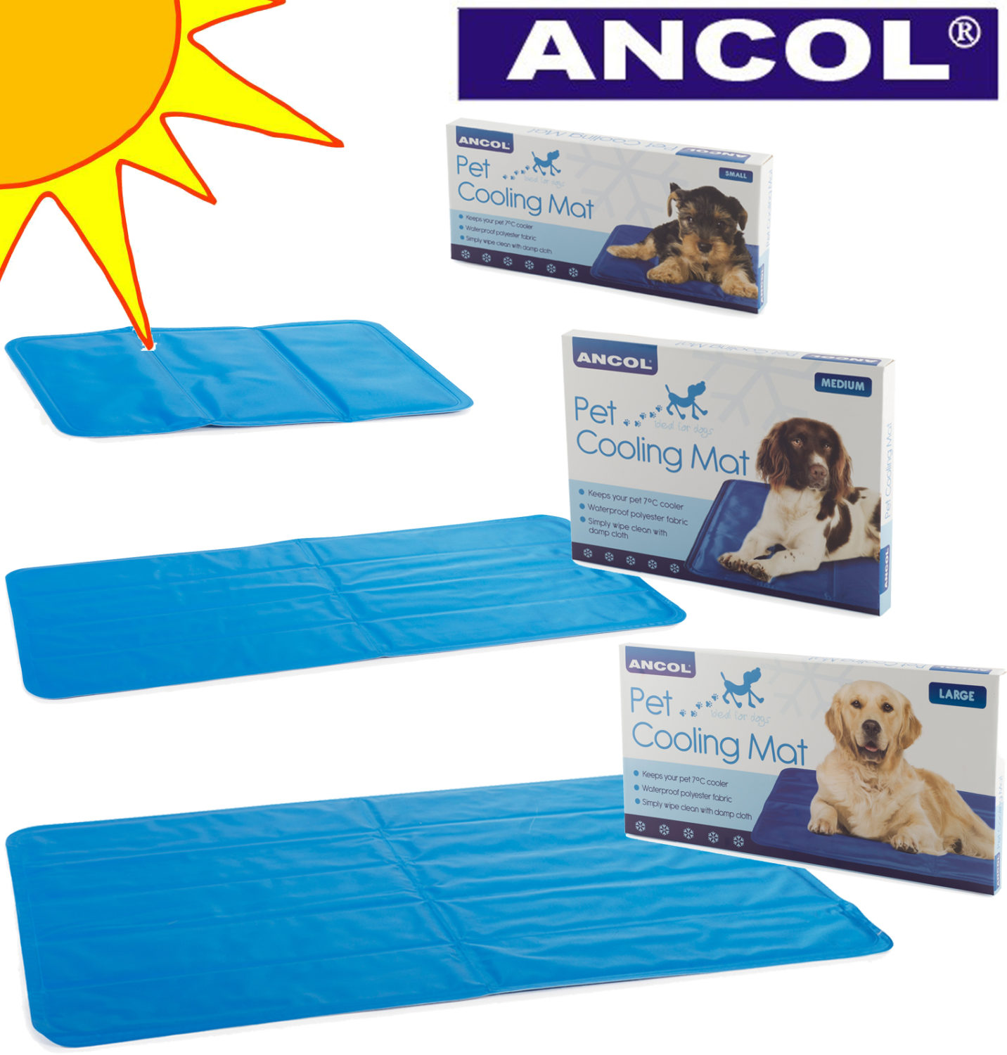 Ancol Pet Cooling Mat Ijk Pet Supplies