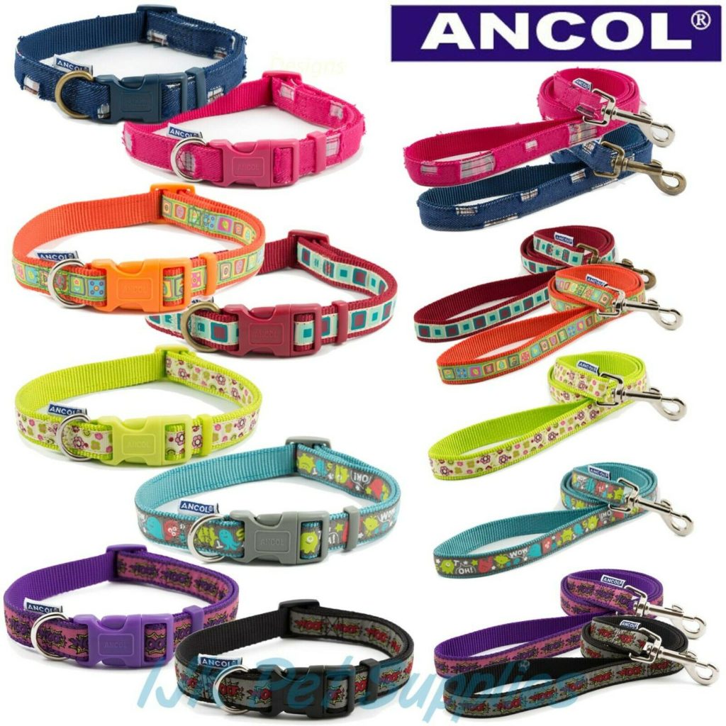 Ancol Small Bite Puppy / Small Dog Collar and Lead Sets IJK Pet Supplies